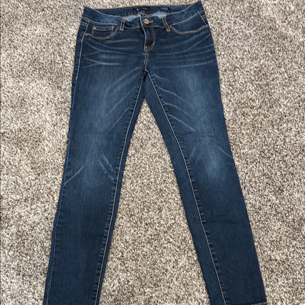 Stylish Dark Blue Women's Skinny Jeans